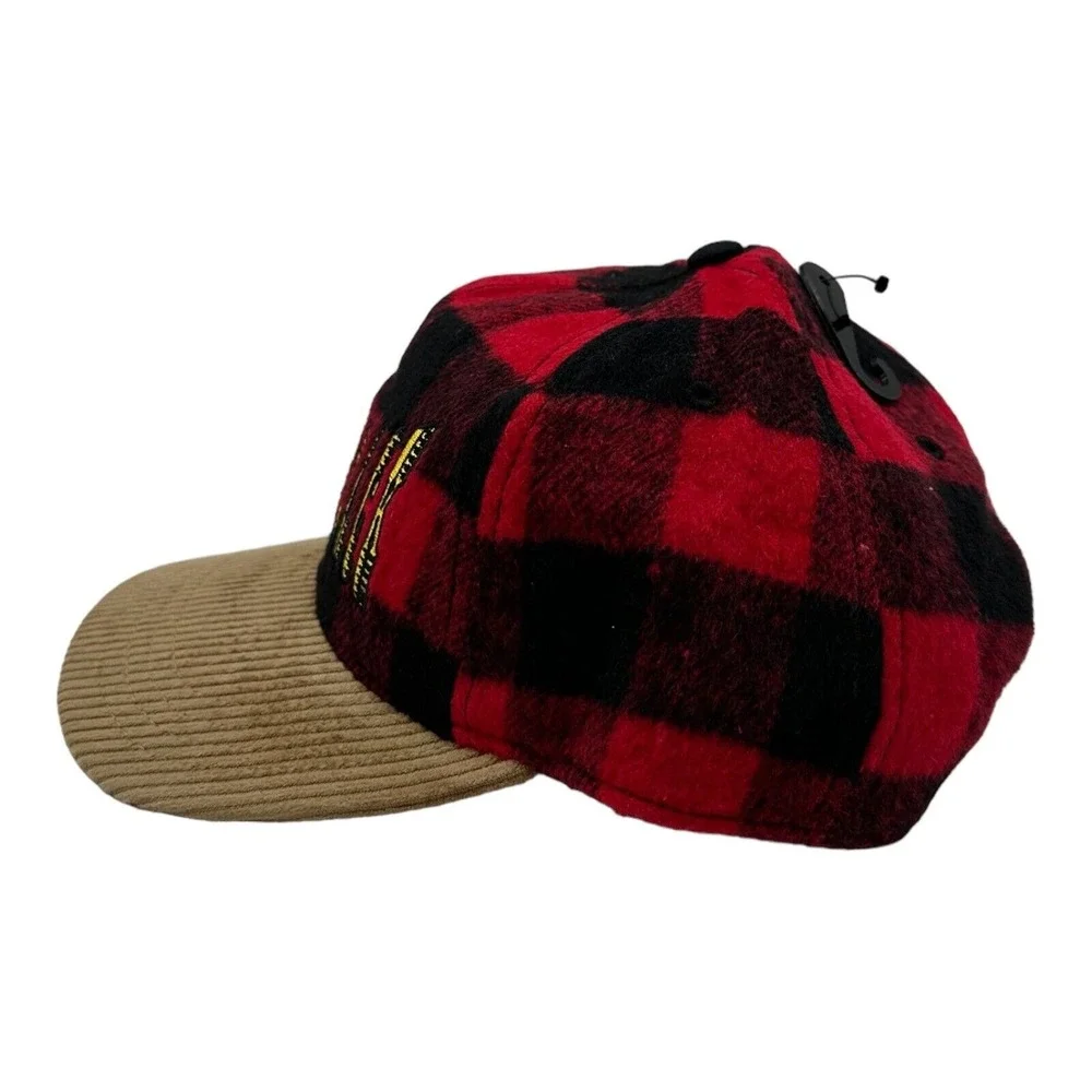 Cactus Jack ECW Plaid Snapback Hat Adult One Size NWT Mick Foley‎ Mankind WWE
